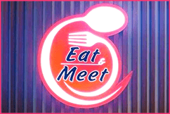 Eat Meet restaurant logo - valuable client of Syl SMS